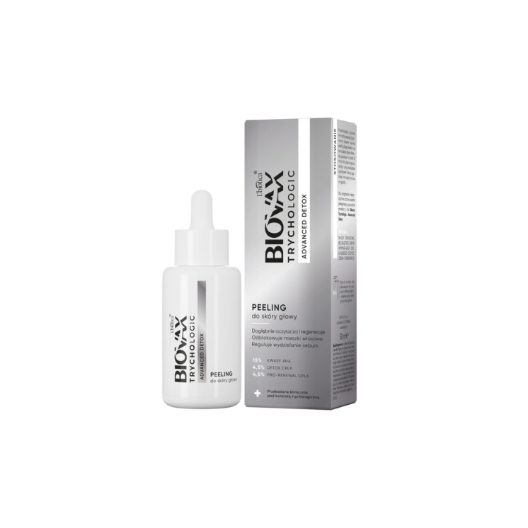 L'biotica BIOVAX Trychologic Advanced Detox Peeling для шкіри голови 50 мл