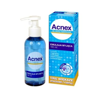 Очищувальна емульсія Acnex для шкіри, схильної до акне, 140 мл