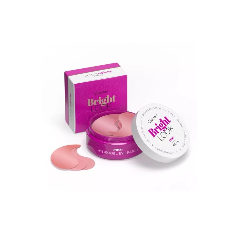 Clavier Bright Look hydro gel eye patches Rose 60 pieces