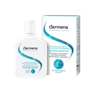Dermena Sensitive Shampoo für empfindliche Kopfhaut und übermäßigen Haarausfall 200 ml