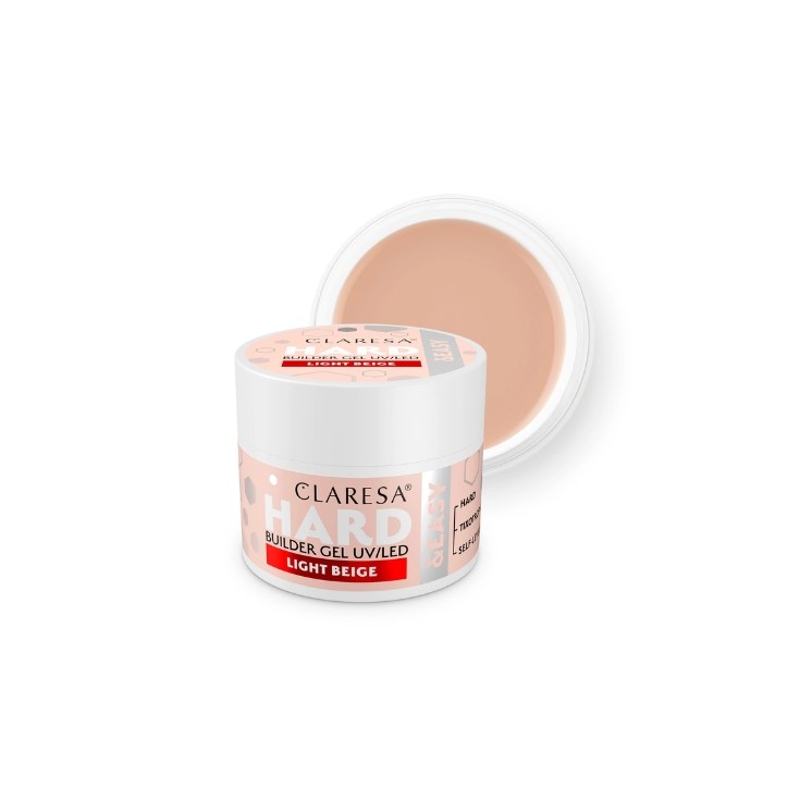 Claresa HARD&EASY BUILDER GEL LIGHT BEIGE 45 g