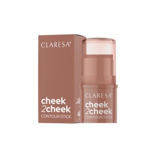 Кремовий бронзатор-стік Claresa Cheek2Cheek /02/ Milk шоколад 5 , 5 g