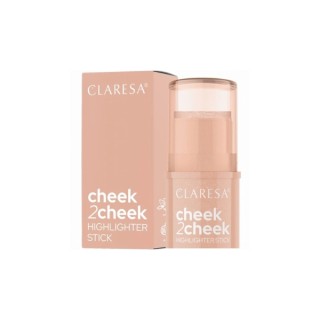 Кремовий хайлайтер-стік Claresa Cheek2Cheek /01/ Pearl Shine 5 , 5 g