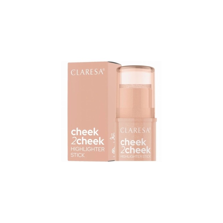 Кремовий хайлайтер-стік Claresa Cheek2Cheek /01/ Pearl Shine 5 , 5 g