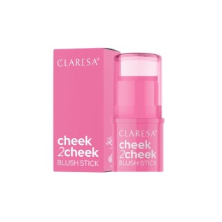 Кремові рум'яна-стік Claresa Cheek2Cheek /01/ Цукерково Pink 5 , 5 g