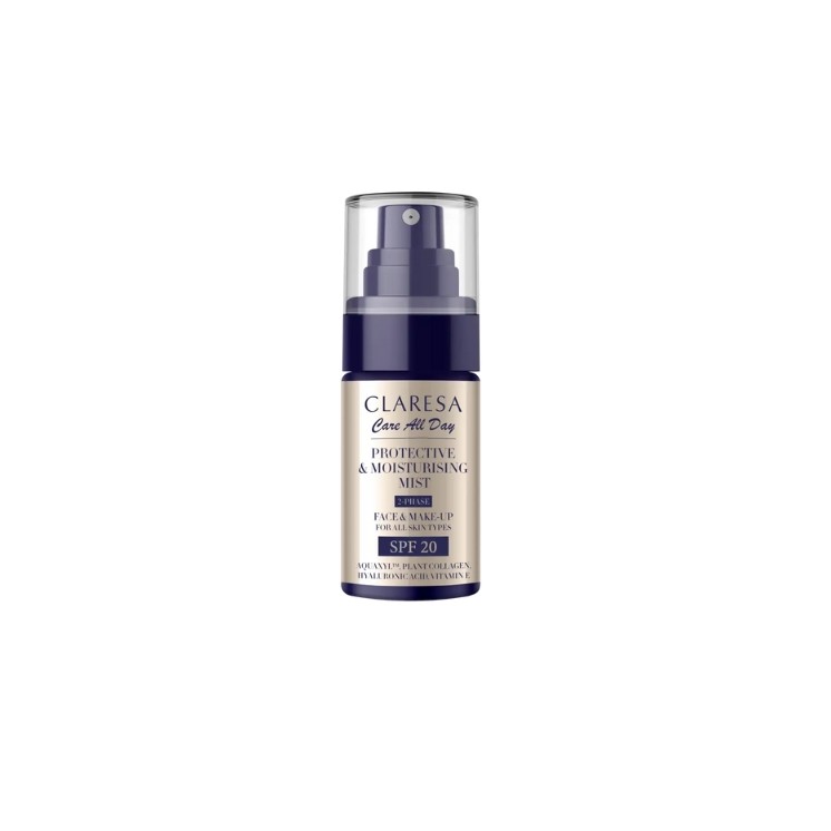 Захисний та зволожувальний спрей Claresa Care All Day із SPF20 50 мл