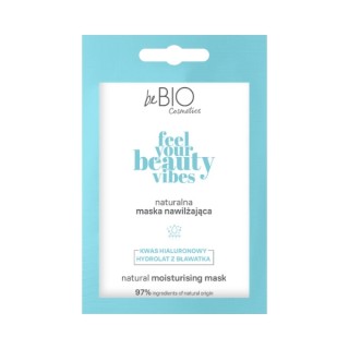 Натуральна зволожувальна маска для обличчя BeBio Cosmetics Feel Your Beauty Vibes 10 мл