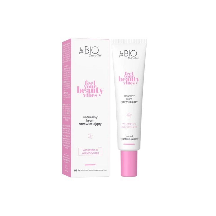 Освітлювальний крем для обличчя BeBio Cosmetics Feel Your Beauty Vibes 40 мл