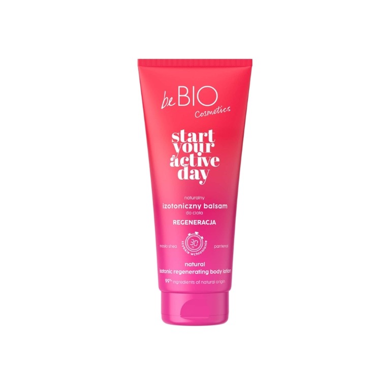 Натуральний ізотонічний бальзам для тіла BeBio Cosmetics START YOUR ACTIVE DAY Regeneration 200 мл