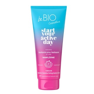 Натуральний ізотонічний бальзам для тіла BeBio Cosmetics START YOUR ACTIVE DAY Зволожуючий 200 мл