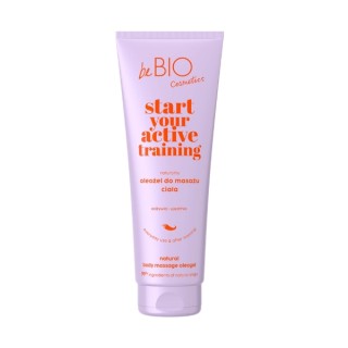 Натуральний масажний олеогель BeBio Cosmetics START YOUR ACTIVE TRAINING 250 мл