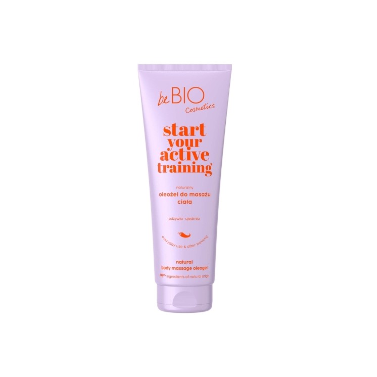 BeBio Cosmetics Natural Massage Oleogel START YOUR ACTIVE TRAINING 250 ml