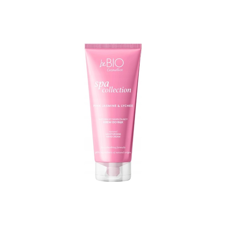 BeBio Cosmetics Natuurlijke Hydraterende Handcrème Pink Jasmine & Lychee 50 ml