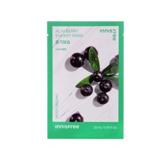Зволожувальна тканинна маска Innisfree Squeeze Energy Mask з ароматом Berry асаї 22 мл