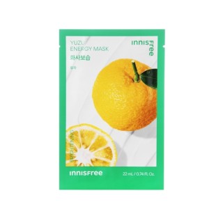 Innisfree Squeeze Energy Mask Освітлююча тканинна маска Yuzu 22 мл