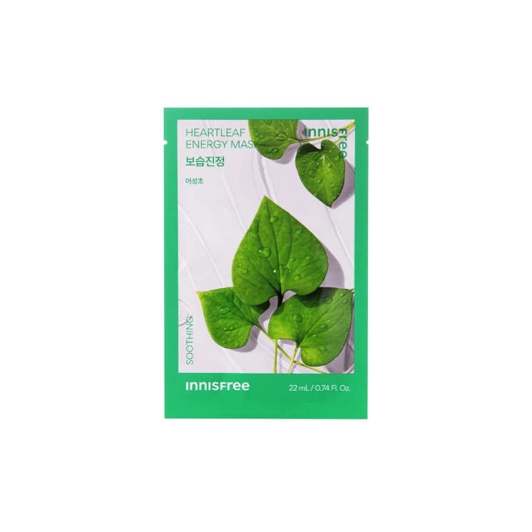 Заспокійлива тканинна маска Innisfree Squeeze Energy Mask Heartleaf 22 мл