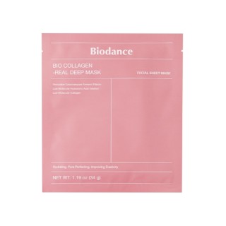 Biodance Bio - Collagen Real Deep Mask Зміцнююча колагенова маска для обличчя 1 шт. 34 г