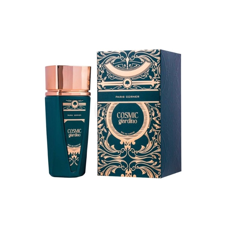 Paris Corner Cosmic Giardino – кокосово-тропічний unisex для літа: інжир, kokos та морська сіль у свіжому початку, серце з лаван