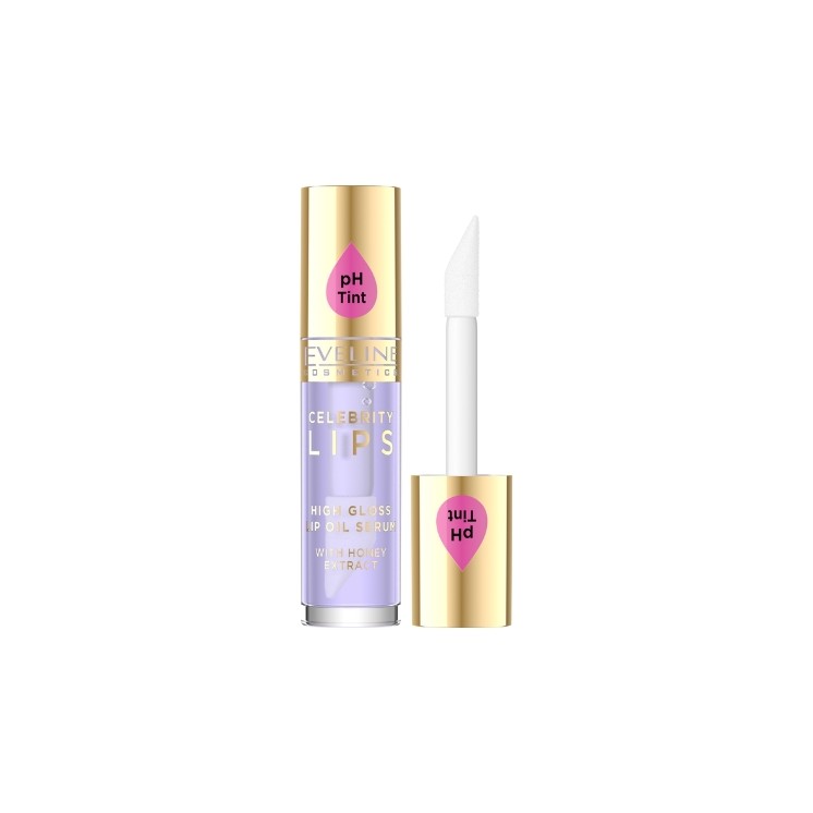 Eveline Celebrity Lips Olejek - serum do ust /03/ Violet 5 ml Eveline Celebrity Lips Olejek - serum do ust /03/ Violet 5 ml