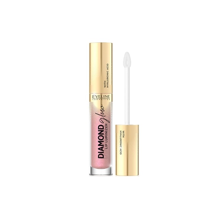 Eveline Diamond Glow Lip Luminizer Błyszczyk do ust z kwasem hialuronowym /08/ 4,5 ml