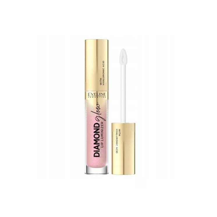 Eveline Diamond Glow Lip Luminizer Lip Gloss with Hyaluronic Acid /14/ 5 ml