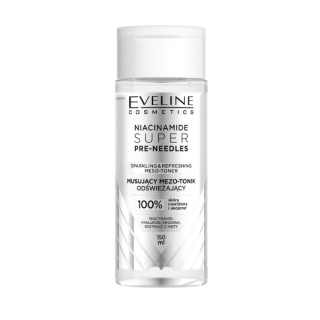 Eveline Niacinamid Super Pre-Needles Sprudelndes Erfrischendes Meso-Tonic für das Gesicht 150 ml
