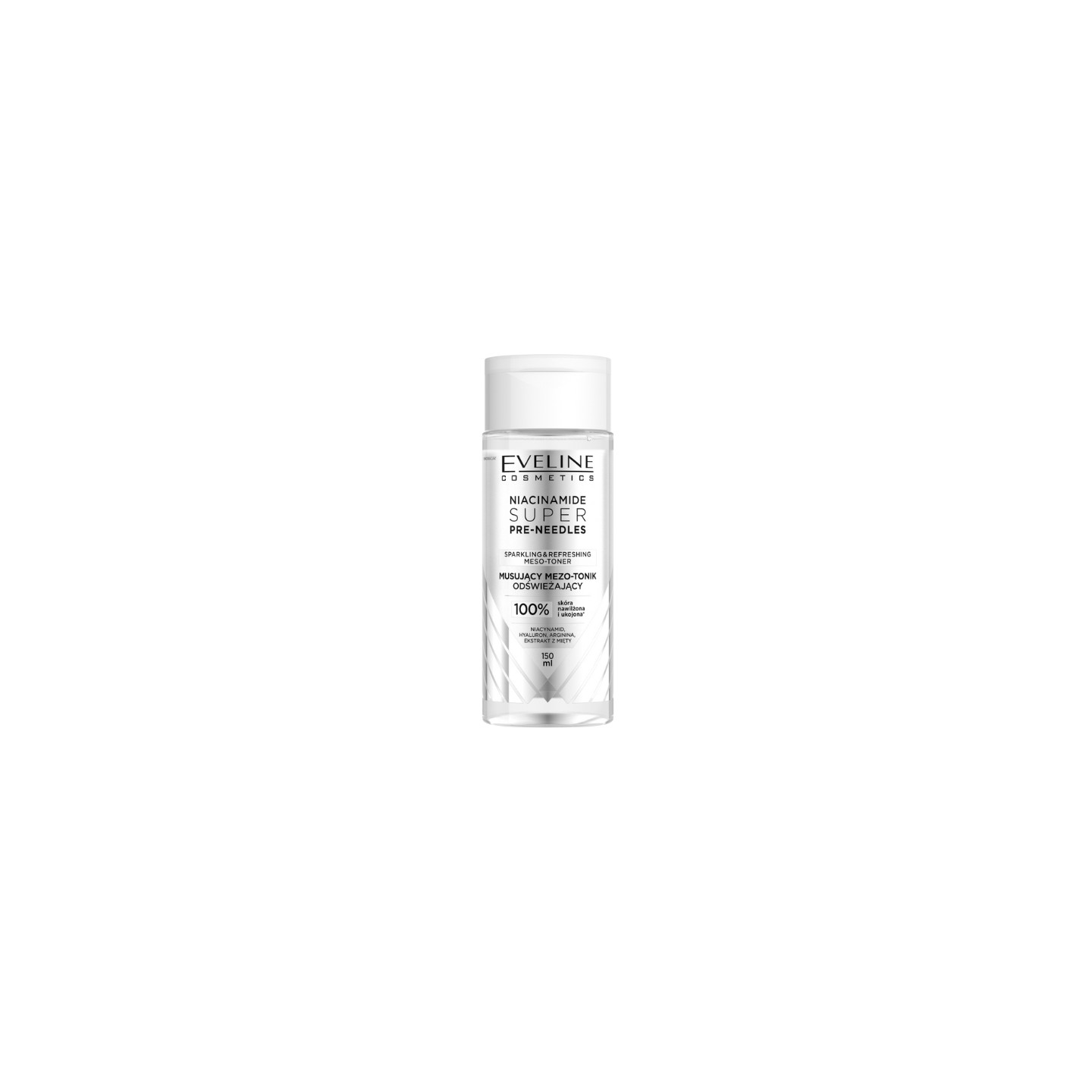 Eveline Niacinamide Super Pre-Needles musujący Mezo-tonik odświeżający do twarzy 150 ml Eveline Niacinamide Super Pre-Needles musujący Mezo-tonik odświeżający do twarzy 150 ml
