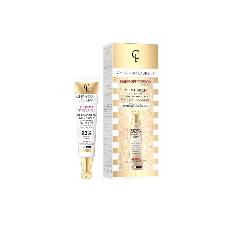 Crème mézo Christian Laurent DermoPrecision pour les cernes et les rides du contour des yeux 15 ml