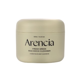 Зволожувальна та очищувальна паста для вмивання обличчя Arencia Fresh Green Rice Mochi Cleanser 120 г