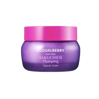 Cream Plumping en capsules de bakuchiol Eqqualberry : crème visage raffermissante et hydratante au bakuchiol 50 ml