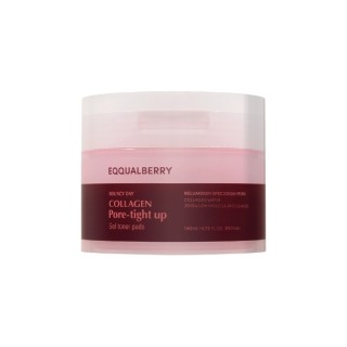 Гелеві тоніки для обличчя Eqqualberry Collagen для зтягування пор, 60 шт. - 140 мл