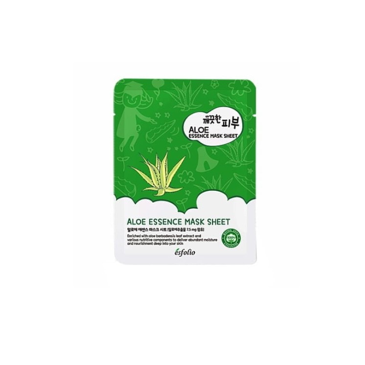 Esfolio Aloe Esseence Sheet Mask nawilżająca Maska do twarzy 25 ml