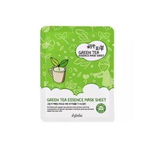 Esfolio Green Maskl Esseence Sheet Mask kojąca Maska do twarzy 25 ml Esfolio Green Maskl Esseence Sheet Mask kojąca Maska do twarzy 25 ml