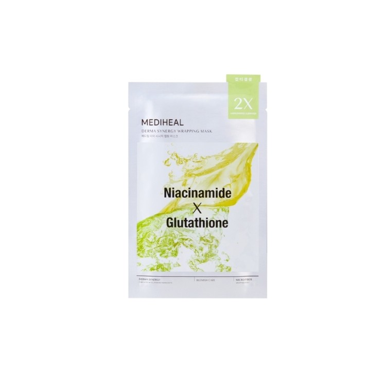 Mediheal Derma Synergy Niacinamide&Glutathione oczyszczająca Maska w płachcie 25 ml