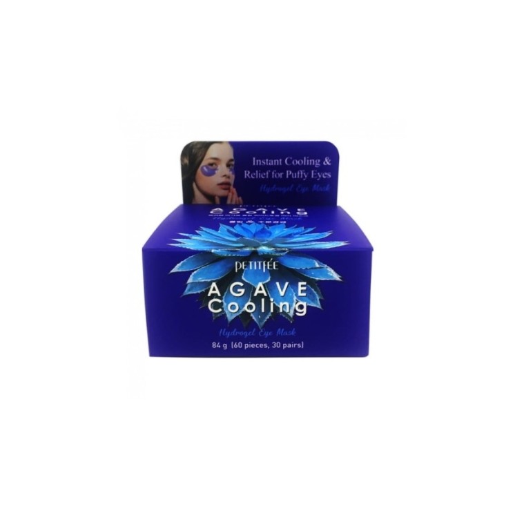 Cooling гідрогелева маска для очей Petitfee Agave 60 патчів для очей