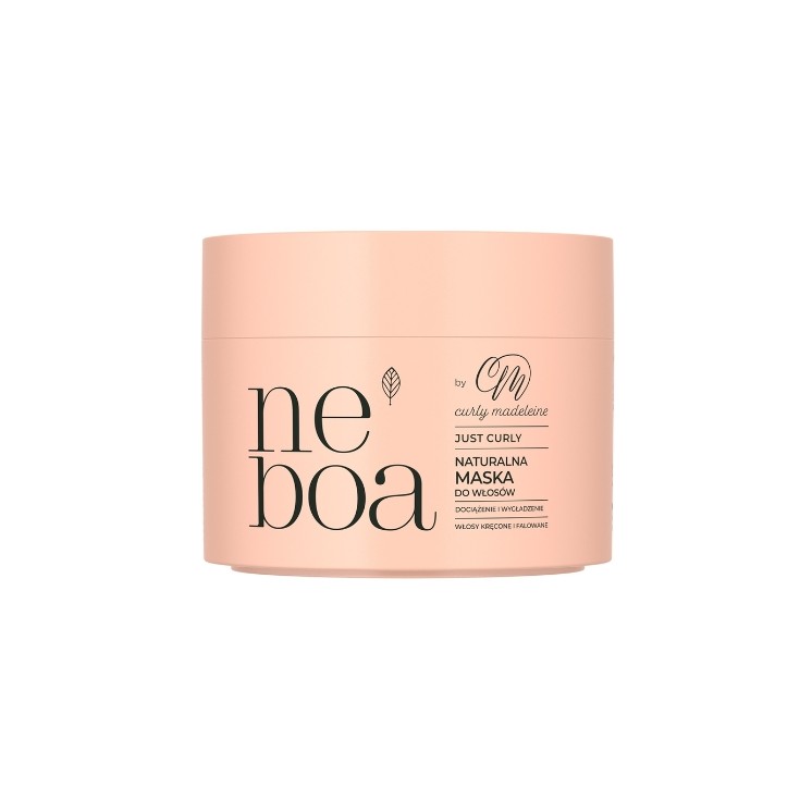 Masque capillaire naturel Neboa Curly Madeleine Just Curl, lissant et alourdissant, 300 ml