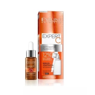 Eveline Expert C Serum - вітамінна ін'єкція для обличчя вночі 18 мл