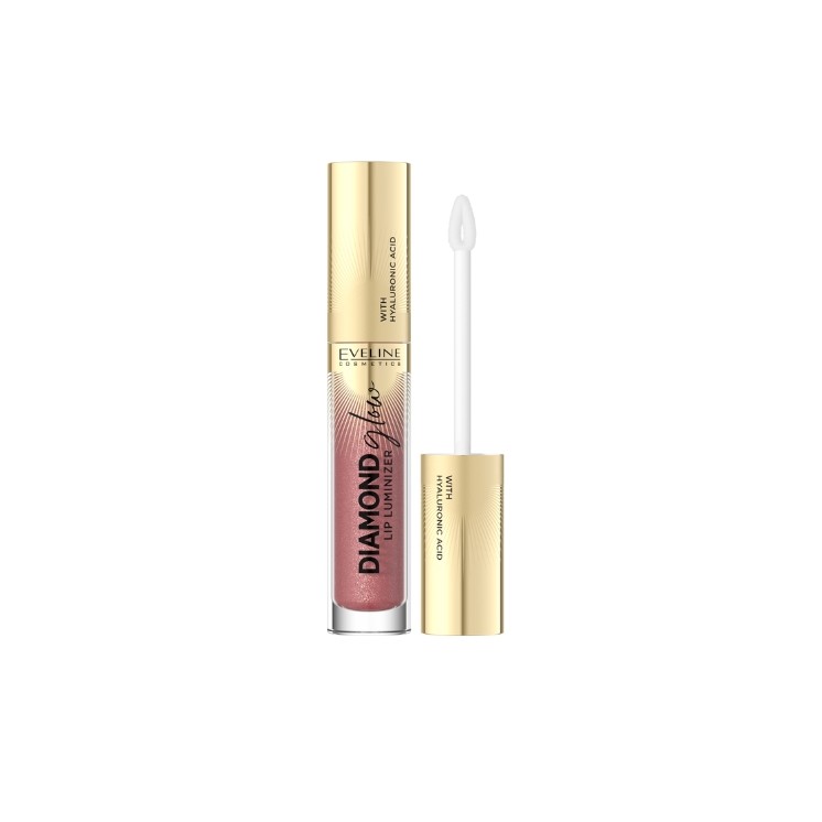 Eveline Diamond Glow Lip Luminizer Błyszczyk do ust z kwasem hialuronowym /15/ 4,5 ml