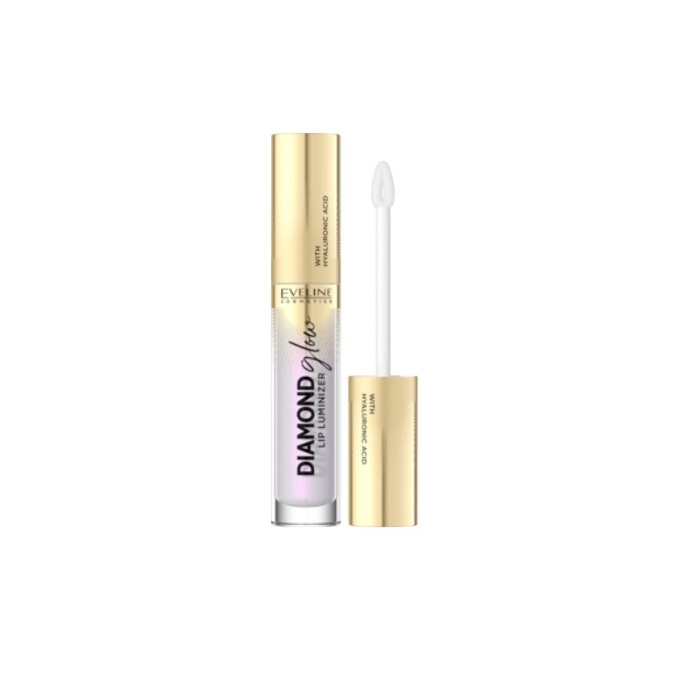 Блиск для губ Eveline Diamond Glow Lip Luminizer з гіалуроновою кислотою /16/ 5 мл