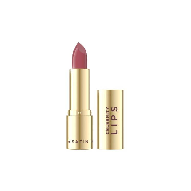 Rouge à lèvres Eveline Celebrity Lips au fini satiné crémeux /478/ Muse (1 pièce)