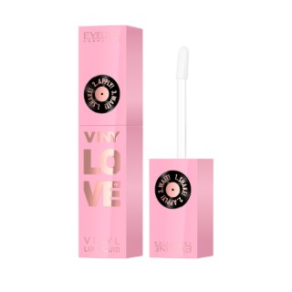 Eveline VinyLove długotrwała Pomadka płynna z efektem gloss /01/ Pinky 4 ml