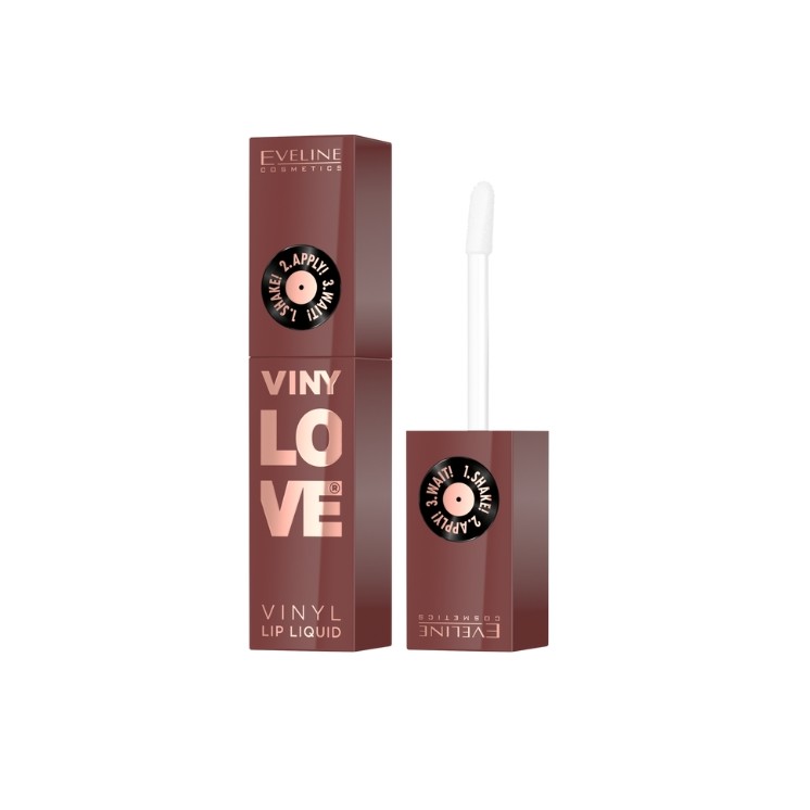 Стійка рідка помада Eveline VinyLove з глянцевим ефектом /07/ Nudy 4 мл