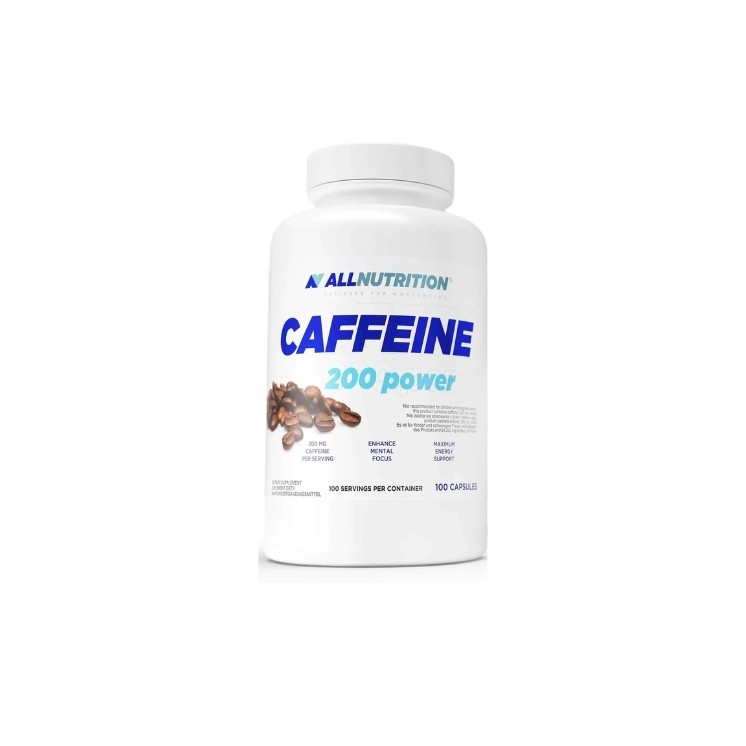 AllNutrition Cafeïne 200 Power 100 capsules