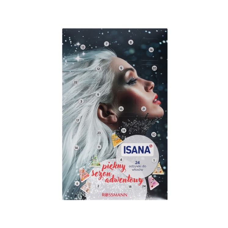 Isana Advent Calendar with Hair Conditioners 24 x 25 ml 24 pieces