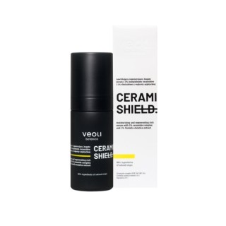 Зволожуюча та відновлююча сироватка для обличчя Veoli Botanica Ceramide Shield у насиченому варіанті 30 мл