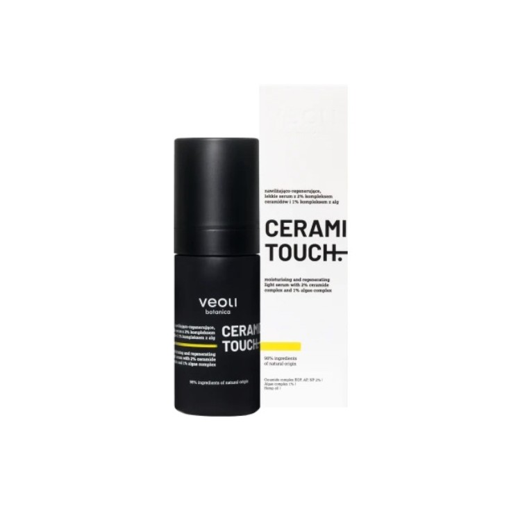 Sérum visage hydratant et régénérant Veoli Botanica Ceramide Touch , version légère 30 ml