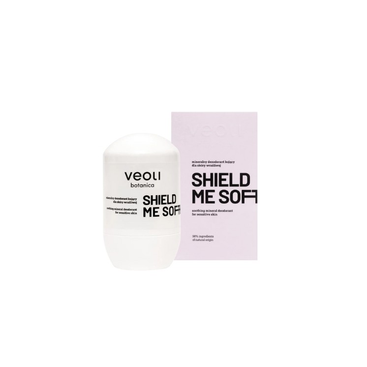 Déodorant minéral Veoli Botanica Shield Me Softly pour peaux sensibles 50 ml