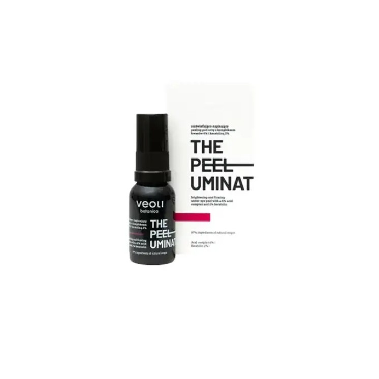 Veoli Botanica The Peelluminator Освітлювальний та підтягуючий Peeling для очей 15 мл