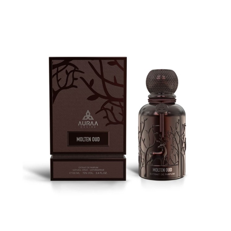 Auraa Desire Molten Oud Eau de Parfum Unisex pour homme et femme 100 ml