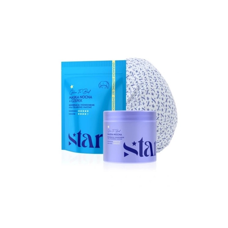 Masque capillaire de nuit Stars from the Stars Glow To Bed avec bonnet 200 ml